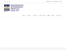 Tablet Screenshot of manfitzlaw.com